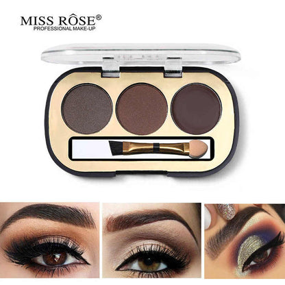 Miss Rose 3 Colors Eyebrow Powder