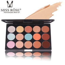 Load image into Gallery viewer, Miss Rose 15 Colours Concealer and Contour Palette Makeup Cream
