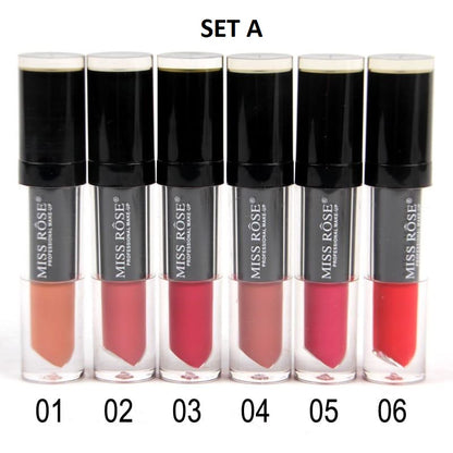 Miss Rose Nude Matte Lip Gloss (Set of 6)