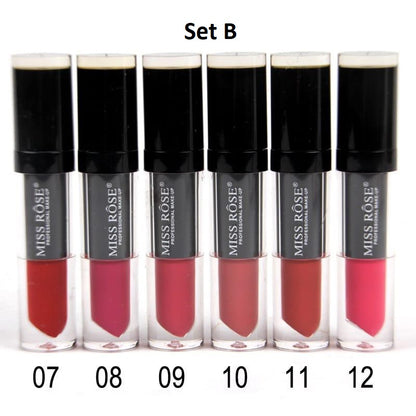 Miss Rose Nude Matte Lip Gloss (Set of 6)