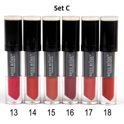 Miss Rose Nude Matte Lip Gloss (Set of 6)