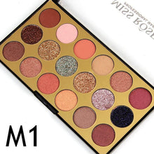 Load image into Gallery viewer, Miss Rose 18 Color Matte Shimmer Eyeshadow Palette
