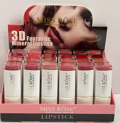 Miss Rose 3D Mineral Lipstick White