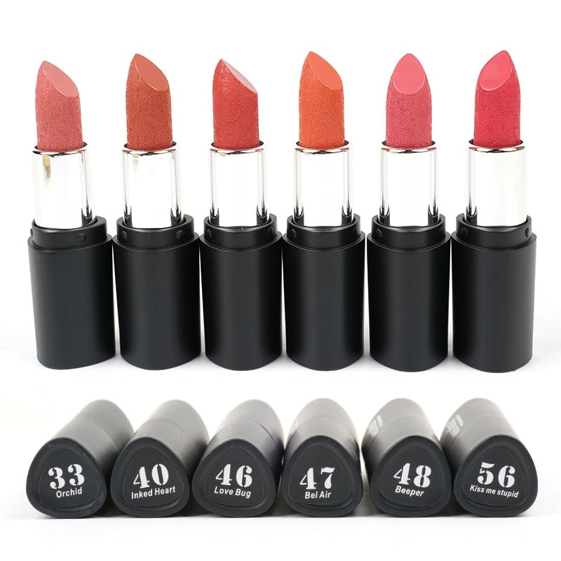 Miss Rose Black Tube Transparent Cover Lipstick