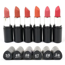 Load image into Gallery viewer, Miss Rose Black Tube Transparent Cover Lipstick
