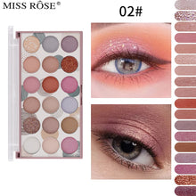 Load image into Gallery viewer, Miss Rose New 18 Color Eyeshadow Palette
