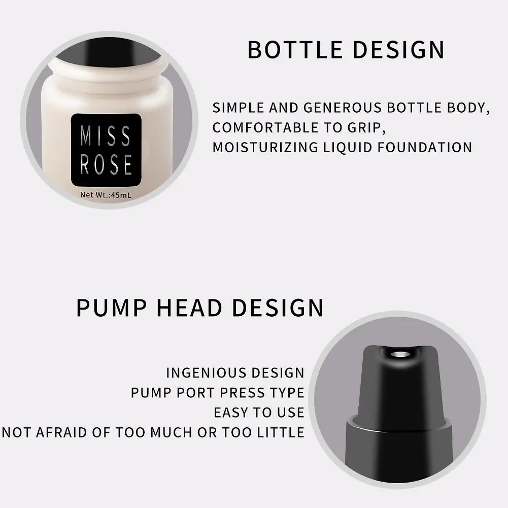 Miss Rose Waterproof Liquid foundation