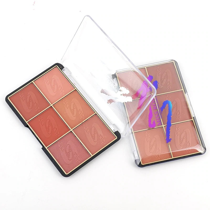 Miss rose 6 color blush kit