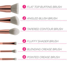 Load image into Gallery viewer, BH Cosmetics Petite Chic Mini 6 Piece Makeup Brush Set
