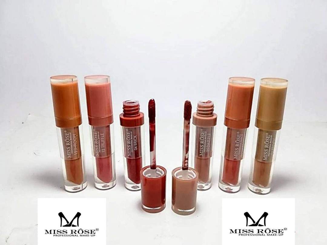 MISS ROSE Set of 6 Waterproof Matte Liquid Lip Gloss