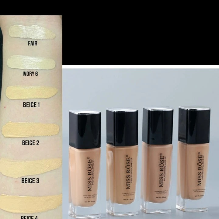 MISS ROSE OIL FREE LIQUID FOUNDATION