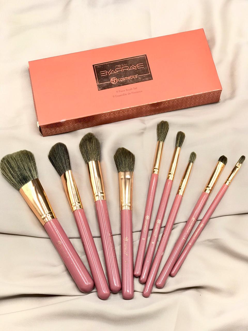 BH COSMETICS ITS MY RAYERAYE 9 PIECE BRUSH SET