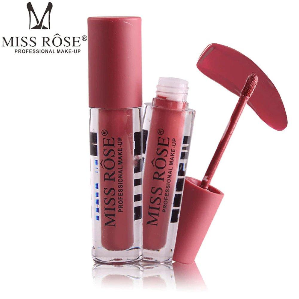 MISS ROSE New Fashion Color Matte Gloss (Set of 6)