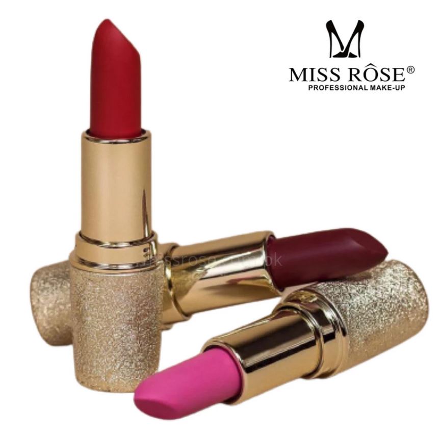 Miss Rose New Gold Plated Matte Lipstick