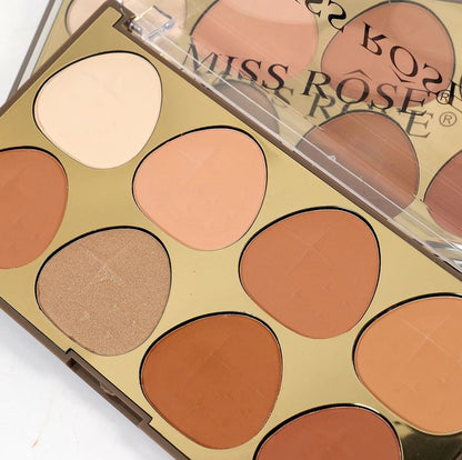 MISS ROSE 8 color 3D Contour Palette