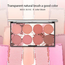 Load image into Gallery viewer, 8 Colors MISS ROSE Blush Palette
