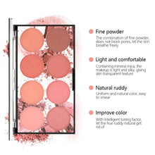 Load image into Gallery viewer, 8 Colors MISS ROSE Blush Palette
