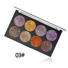 Load image into Gallery viewer, Miss Rose Makeup Palette 8 Color Glitter

