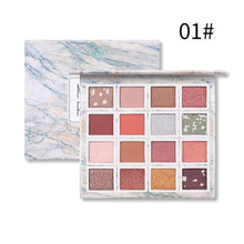 Load image into Gallery viewer, MISS ROSE 16 Color Pigment Eyeshadow Palette
