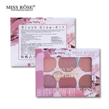 Load image into Gallery viewer, 6 Color Miss Rose Blush Palette
