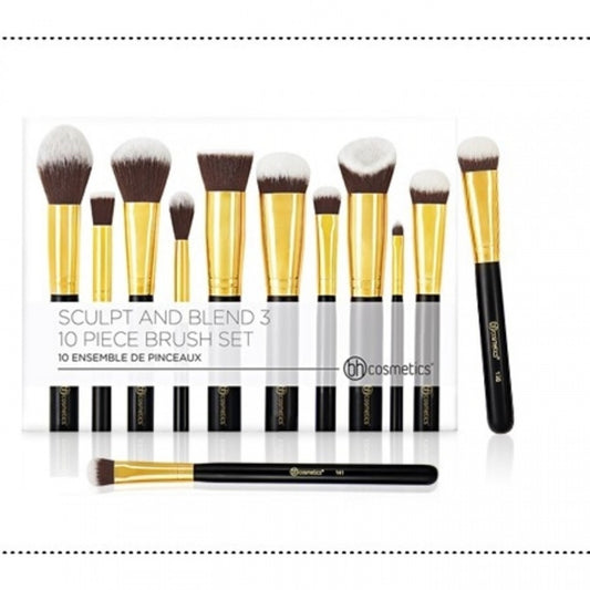 Sculpt And Blend 3 10 Pieces BH Cosmetics Brush Set